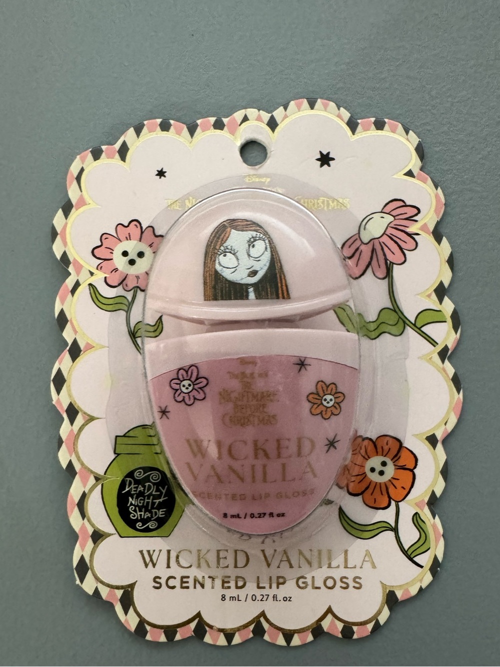 The Nightmare Before Christmas Wicked Vanilla Scented Lip Gloss Sally